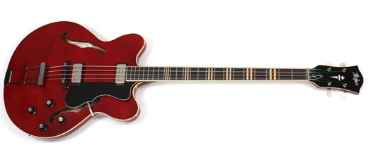 hofner red verythin bass